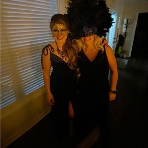 Blue Velvet maxi dress